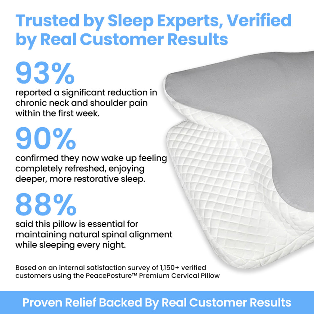 PeacePosture™ Premium Cervical Pillow